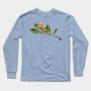 Cute Geometric Goldcrest Long Sleeve T-Shirt